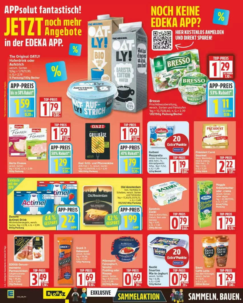 Aktueller Prospekt Edeka - Prospekte - von 04.08 bis 09.08.2025 - strona 8 - produkty: Becher, beutel, finesse, galbani, joghur, joghurt, mozzarella, rel, smarties, Ti