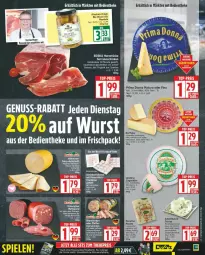 Gazetka promocyjna Edeka - Prospekte - Gazetka - ważna od 09.08 do 09.08.2025 - strona 5 - produkty: auer, aufschnitt, Bau, Bauer, bio, eis, gin, HP, natur, natura, nuss, olive, oliven, reis, schinken, serrano, tee, Ti, top-preis, wurst