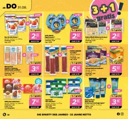 Gazetka promocyjna Netto - Woche 35 - Gazetka - ważna od 02.09 do 02.09.2023 - strona 28 - produkty: auer, Bau, Bauer, Becher, bio, brötchen, brustfilet, creme, dessert, filet, fisch, hähnchenbrust, hähnchenbrustfilet, hering, Herings, Kaiser, Käse, käsescheiben, kräuter, kühlregal, regal, ring, Schmelzkäse, Ti, wiesenhof