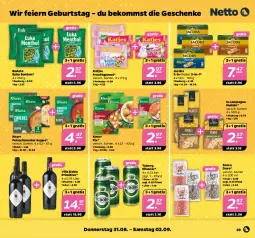 Gazetka promocyjna Netto - Woche 35 - Gazetka - ważna od 02.09 do 02.09.2023 - strona 29 - produkty: beko, bett, ecco, eier, feinschmecker, flasche, frucht, fruchtgummi, jacobs, katjes, knorr, knorr fix, nudel, nudeln, pils, pilsener, primitivo, suppe, Ti