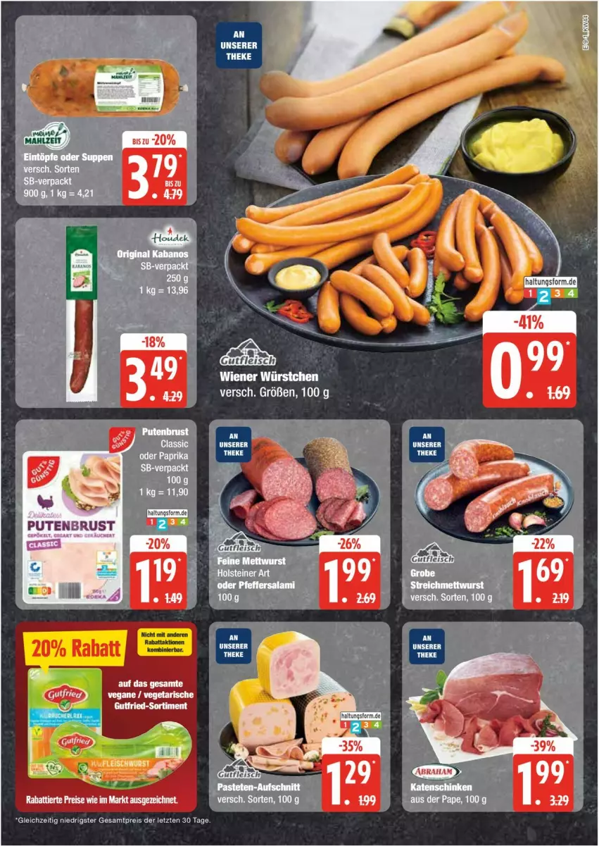 Aktueller Prospekt Edeka - Prospekte - von 28.10 bis 02.11.2024 - strona 9 - produkty: eis, gin, holsteiner, kabanos, reis, steiner, tee, Ti, ZTE