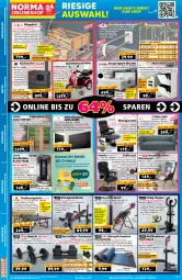 Gazetka promocyjna Norma - Norma - Gazetka - ważna od 27.10 do 27.10.2024 - strona 2 - produkty: angebot, armlehnen, ball, Bank, Bau, bett, bettkasten, boxspringbett, braun, Brei, chefsessel, decke, Dreirad, dusche, eckschrank, eimer, eis, Elektro, elle, erde, federkern, felgen, fernbedienung, gefu, Hanteln, henkel, hocker, Holz, kissen, kopfstütze, küche, Küchen, lack, latte, led-licht, leimer, leine, LG, Liege, matratze, medizinprodukt, mehrzweckschrank, Mode, monitor, ndk, Ofen, Radio, Rauch, reis, rel, relaxsessel, Ria, ring, Roller, rückenlehne, rum, rwe, schenkel, Schrank, sessel, sim, Sofa, Spezi, Tasche, taschen, taschenfederkern-matratze, Ti, tiernahrung, tisch, topper, tragetasche, waschbecken, weck, wein, weine, weinshop