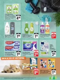 Gazetka promocyjna Edeka - Angebote der Woche - Gazetka - ważna od 07.10 do 07.10.2023 - strona 19 - produkty: aloe vera, beutel, colgate, creme, deka, dove, duschgel, eis, ente, flasche, Frosch, geschirr, geschirrspülmittel, gin, HP, katzennahrung, klumpstreu, küche, Küchen, küchentücher, LG, limo, olive, palmolive, purina, reis, rind, sensations, snack, snacks, Softlan, spülmittel, super-knüller, Ti, tücher, Waschpulver, weichspüler, zahncreme, zewa, ZTE