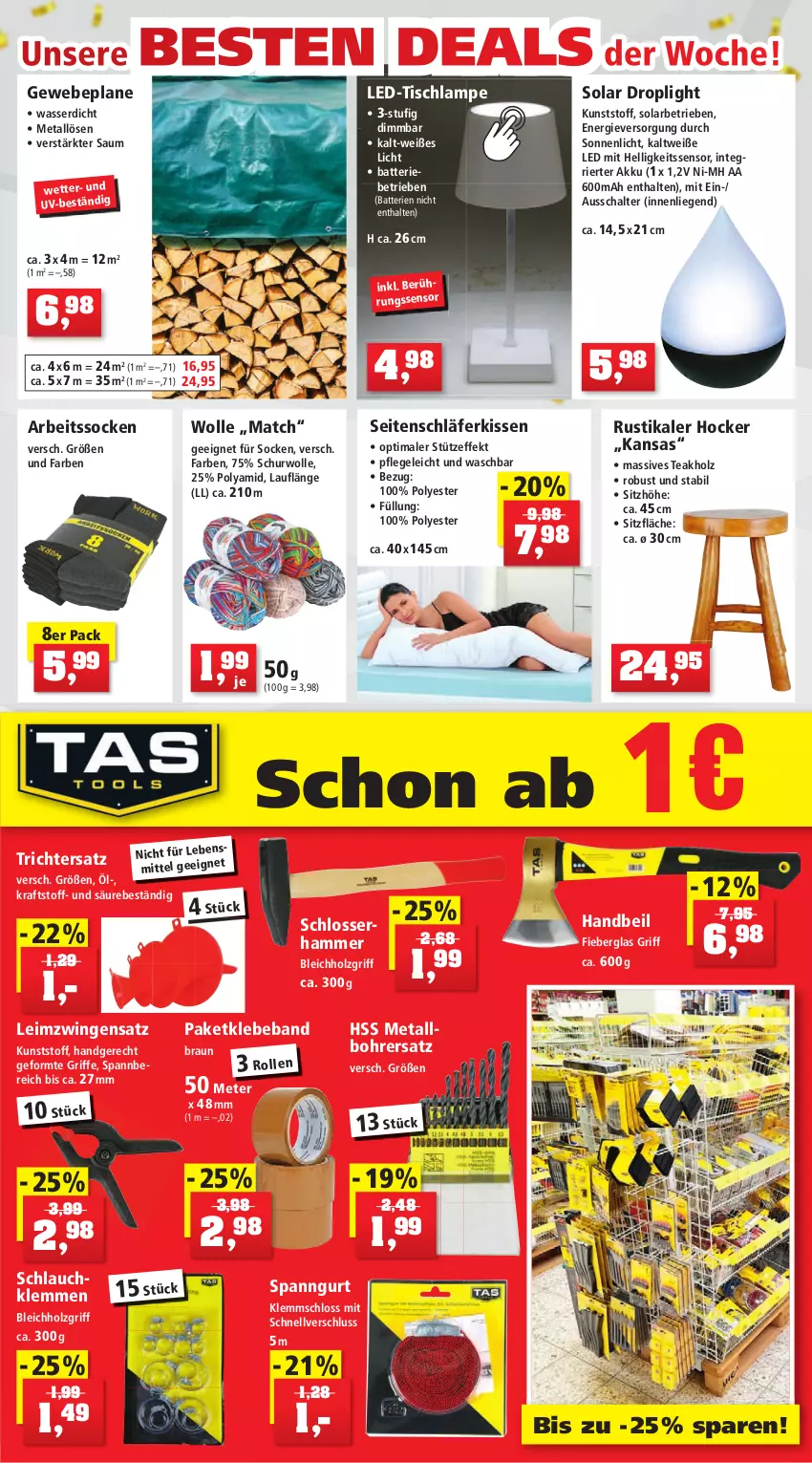 Aktueller Prospekt Thomas Philipps - Prospektwerbung - von 20.06 bis 25.06.2022 - strona 9 - produkty: akku, Arbeitssocken, ball, batterie, batterien, Bau, Beba, bio, biozidprodukte, blume, blumen, blumenerde, braun, decke, Deckel, eis, erde, Fußball, Gewebeplane, hocker, Holz, Kinder, kissen, koffer, kraft, lack, Lampe, Liege, Rauch, regal, reiniger, Reinigung, Reinigungsmittel, reis, rwe, sac, Schal, Scheibenreiniger, schlauch, schwerlastregal, sekt, Sitzhöhe, socken, Ti, tisch, tischdecke, Tischlampe, vorteilspreis, wasser, werkzeug, wolle