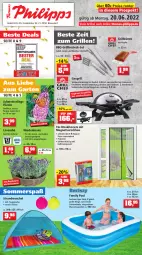 Gazetka promocyjna Thomas Philipps - Prospektwerbung - Gazetka - ważna od 25.06 do 25.06.2022 - strona 1 - produkty: auto, besteck, besteck-set, bürste, decke, Deckel, edelstahl, eis, family pool, flieder, gabel, Garten, gasgrill, grill, grillrost, Kranz, lavendel, LG, Mett, moskitonetz, pflanze, pool, reis, ring, Schal, Schale, Schmetterling, Tasche, Ti, tisch, topf, tragetasche, wasser