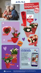 Gazetka promocyjna AldiSud - NÄCHSTE WOCHE - Gazetka - ważna od 17.02 do 17.02.2024 - strona 19 - produkty: aldi, alle artikel ohne dekoration, ball, blume, blumen, dekoration, eis, gin, Mett, orchidee, Rauch, reis, rosen, Rosenstrauß, Schmetterling, schmetterlingsorchidee, Ti, ZTE