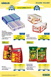 Gazetka promocyjna Metro - Wochen-Angebote Händler - Gazetka - ważna od 08.11 do 08.11.2025 - strona 2 - produkty: beutel, eis, Funny Frisch, Kinder, kinder bueno, reis, Spezi, Ti, tiefpreis, zucker