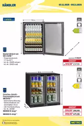 Gazetka promocyjna Metro - Wochen-Angebote Händler - Gazetka - ważna od 08.11 do 08.11.2025 - strona 4 - produkty: angebot, auer, auto, Bau, beleuchtung, eis, flasche, Glastür, kühlschrank, Metro, reis, Schrank, Ti, tisch