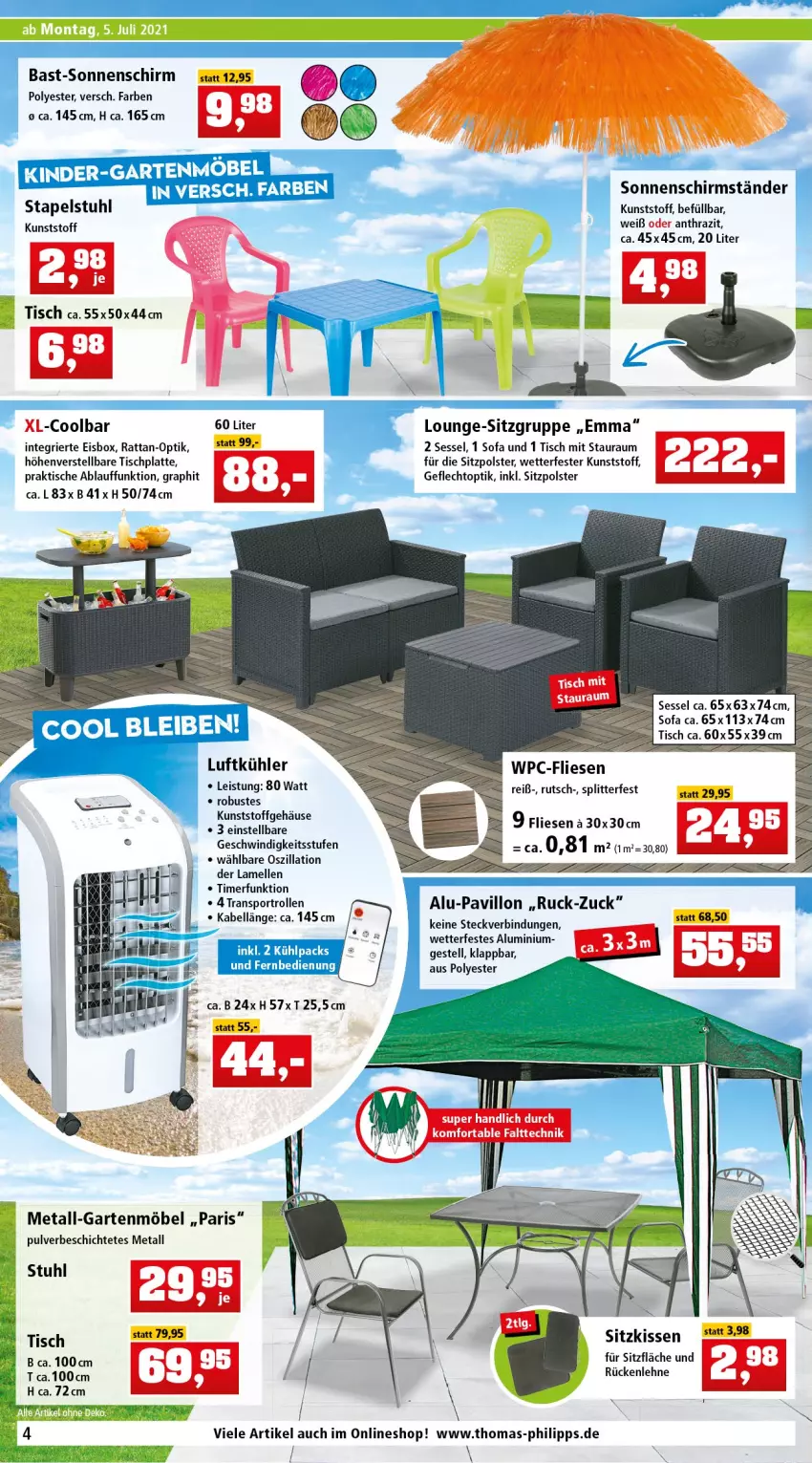 Aktueller Prospekt Thomas Philipps - Prospektwerbung - von 05.07 bis 10.07.2021 - strona 4