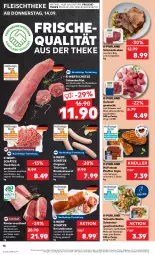 Gazetka promocyjna Kaufland - Prospekt - Gazetka - ważna od 20.09 do 20.09.2023 - strona 16 - produkty: angebot, beef, braten, bratwurst, brokkoli, champignon, champignons, deo, eis, elle, filet, fleisch, geschnetzeltes, gewürz, gin, gulasch, hackfleisch, hackfleisch gemischt, hüftsteak, jungbullen, Knödel, küche, mais, medaillons, original thüringer, pfanne, pfannen, pfeffer, purland, rind, rinder, ring, roastbeef, rostbratwurst, schmorbraten, schnitten, schwein, schwein und rind, schweine, schweinefilet, schweinenacken, steak, thüringer rostbratwurst, Ti, wein, weine, wurst, Zelt, ZTE