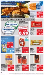 Gazetka promocyjna Kaufland - Prospekt - Gazetka - ważna od 20.09 do 20.09.2023 - strona 20 - produkty: Alaska-Seelachs, Alaska-Seelachsfilet, angebot, backfisch, braten, chorizo, doppelrahmstufe, eis, elle, filet, fisch, fleisch, fleischwurst, frischkäse, frischkäsezubereitung, Geflügel, gin, gutfried, Käse, kräuter, kräutern, lachs, lachsfilet, LG, mac, paprika, patros, philadelphia, reinert, rezept, rezepte, rügenwalder, saft, salami, schinken, schinkenfleischwurst, schinkenspeck, seelachsfilet, Speck, Spezi, spitzenqualität, St. Mang, tee, teewurst, Ti, würfel, wurst, ZTE