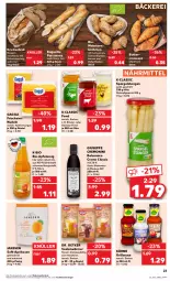 Gazetka promocyjna Kaufland - Prospekt - Gazetka - ważna od 20.09 do 20.09.2023 - strona 23 - produkty: aceto, aceto balsamico, angebot, angebote, apfel, apfelessig, aprikose, aprikosen, auer, baguette, balsam, balsamico, beutel, bio, blume, blumen, brot, brötchen, butter, creme, Croissant, direktsaft, Dr. Oetker, eier, eiernudeln, essig, gaggli, geback, grill, grillsauce, hafer, haferflocken, korn, Krustenbrot, Kühne, mehrkornbrötchen, Mode, monin, natur, nudel, nudeln, Ofen, pudding, rind, rinder, saft, sauce, sonnenblume, sonnenblumen, Sonnenblumenkerne, sonnenblumenkernen, spargel, tasse, Ti