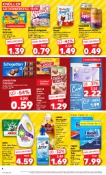 Gazetka promocyjna Kaufland - Prospekt - Gazetka - ważna od 20.09 do 20.09.2023 - strona 4 - produkty: angebot, ariel, beutel, chips, choclait chips, choco crossies, cola, colorwaschmittel, creme, crossies, eis, Finish, frucht, fruchtgummi, fruchtgummis, gin, keks, Kinder, kinder riegel, lachgummi, lenor, lenor weichspüler, limo, limonade, merl, milch, nestlé, Nimm 2, orange, orangen, orchidee, papier, Paula, paulaner, Pick Up!, Pods, pril, riegel, schogetten, schoko, schokolade, Spezi, spülmaschinen, spülmaschinentabs, storck, Ti, toilettenpapier, vita, Vitamine, vollmilch, waschmittel, weichspüler, ZTE