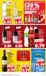 Gazetka promocyjna Kaufland - Prospekt - Gazetka - ważna od 20.09 do 20.09.2023 - strona 5 - produkty: alkohol, angebot, angebote, aqua, beere, beeren, bowle, coca-cola, cola, decke, Deckel, dornfelder, eis, elle, erfrischungsgetränk, fanta, fleisch, freixenet, frucht, getränk, kirsch, kirsche, kirschen, mac, Mezzo Mix, pils, primitivo, qualitätswein, qualitätsweine, riesling, rotwein, sekt, sprite, Ti, tyskie, wein, weine, WICK, Wild