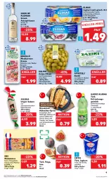 Gazetka promocyjna Kaufland - Prospekt - Gazetka - ważna od 20.09 do 20.09.2023 - strona 9 - produkty: angebot, angebote, apostels, Becher, Cif, creme, eis, elinas, elinas joghurt, erfrischungsgetränk, fleisch, frucht, getränk, grüne oliven, gurke, gurken, gyros, Hähnchenfleisch, honig, joghur, joghurt, joghurt nach, knoblauch, leine, limo, limonade, olive, oliven, ouzo, salami, Schal, Schale, sesam, Ti, tisch, zaziki