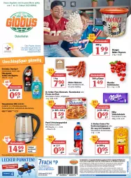 Gazetka promocyjna Globus - Prospekte - Gazetka - ważna od 12.02 do 12.02.2022 - strona 1 - produkty: angebot, angebote, auto, Bau, bier, buch, chips, cola, coupon, datteltomaten, Dr. Oetker, drucker, duschdas, duschgel, eier, eiernudeln, eimer, eis, Elektro, elle, Engel, ente, erde, erfrischungsgetränk, flammkuchen, flasche, flüssigseife, getränk, hartweizen, Hela, im zarten saitling, kerze, Kocher, kuchen, lamm, LG, milka, nudel, nudeln, nuss, Ofen, papier, payback, pepsi, pet-flasche, pizza, popcorn, reis, ristorante, salz, Schal, schoko, schokolade, Seife, tafelschokolade, Tchibo, teigwaren, teller, Ti, tisch, tomate, tomaten, überhitzungsschutz, wasser, wasserkocher