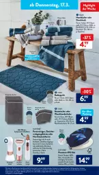 Gazetka promocyjna AldiSud - ALDI Aktuell - Gazetka - ważna od 19.03 do 19.03.2022 - strona 29 - produkty: alle artikel ohne dekoration, angebot, Bad, badteppich, Bau, baumwolle, bürste, dekoration, duschtuch, eis, elle, Gästetücher, Gesichtsreinigungsbürste, gin, handschuhe, handtücher, Holz, kleid, Kleidung, passend für alle, reiniger, Reinigung, reinigungsbürste, resa, schuhe, teppich, Ti, tuc, tücher, waschhandschuh, wc-sitz, wolle, ZTE