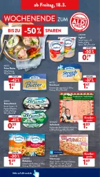 Gazetka promocyjna AldiSud - ALDI Aktuell - Gazetka - ważna od 19.03 do 19.03.2022 - strona 32 - produkty: aldi, auer, aufschnitt, aufstrich, Bau, Bauer, Becher, brot, brotaufstrich, butter, Dr. Oetker, eis, intermezzo, joghur, joghurt, Käse, knacker, knallerpreis, landliebe, landliebe joghurt, meggle, paprika, peperoni, Peroni, pizza, Reibekäse, reis, salami, salz, Streichzart, Ti, vanille, wiesbauer