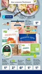 Gazetka promocyjna AldiSud - ALDI Aktuell - Gazetka - ważna od 19.03 do 19.03.2022 - strona 43 - produkty: bio, brötchen, caffè crema, cin, eis, fleisch, frischkäse, frischkäsezubereitung, gin, hinterkochschinken, Käse, käsetheke, knusper-müsli, kochschinken, konfitüre, kräuter, lachs, landkäse, müsli, ndk, prosciutto, prosciutto cotto, Räucherlachs, reis, rezept, Rotwurst, schinken, Ti, wurst