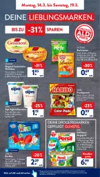 Gazetka promocyjna AldiSud - ALDI Aktuell - Gazetka - ważna od 19.03 do 19.03.2022 - strona 5 - produkty: aldi, alpro, Becher, bourbon, bourbonvanille, Dr. Oetker, eis, fleisch, französischer weichkäse, frucht, fruchtgummi, géramont, gin, haribo, joghur, joghurt, Käse, knallerpreis, megaperls, natur, persil, pute, reis, rind, Schöller, schwein, smarties, soja, Spezi, Ti, vanille, weichkäse, wein, zucker