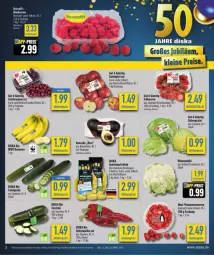 Gazetka promocyjna Diska - Gazetka - ważna od 16.03 do 16.03.2024 - strona 3 - produkty: aktionspreis, avocado, banane, bananen, beere, beeren, bio, blume, blumen, blumenkohl, deka, discount, edeka bio, eis, erdbeere, erdbeeren, gurke, himbeer, himbeere, himbeeren, kartoffel, kartoffeln, leine, paprika, paprika rot, pflaume, pflaumen, reis, salat, Salatgurke, speisekartoffeln, Spitzpaprika, tafeläpfel, tafeltrauben, Ti, tomate, tomaten, trauben, zucchini