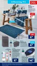 Gazetka promocyjna AldiSud - ALDI Aktuell - Gazetka - ważna od 19.03 do 19.03.2022 - strona 21 - produkty: alle artikel ohne dekoration, angebot, Bad, badteppich, Bau, baumwolle, bürste, dekoration, duschtuch, eis, elle, Gästetücher, Gesichtsreinigungsbürste, gin, handschuhe, handtücher, Holz, kleid, Kleidung, passend für alle, reiniger, Reinigung, reinigungsbürste, resa, schuhe, teppich, Ti, tuc, tücher, waschhandschuh, wc-sitz, wolle, ZTE