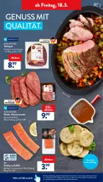 Gazetka promocyjna AldiSud - ALDI Aktuell - Gazetka - ważna od 19.03 do 19.03.2022 - strona 28 - produkty: aldi, alle artikel ohne dekoration, dekoration, eis, filet, fleisch, gin, ilag, Knödel, lachs, lachsfilet, minutensteaks, nuss, reis, rind, rinder, Rinderkeule, steak, steaks, tafelspitz, Ti, ZTE