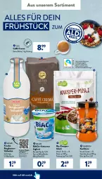 Gazetka promocyjna AldiSud - ALDI Aktuell - Gazetka - ważna od 19.03 do 19.03.2022 - strona 34 - produkty: aldi, auer, Bau, Bauer, Becher, beere, bio, bohne, caffè crema, eis, erde, flasche, glasflasche, grandessa, joghur, joghurt, kakao, kirsch, kirsche, Knuspermüsli, konfitüre, milch, müsli, reis, Ti, vanille, vollmilch