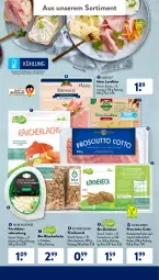 Gazetka promocyjna AldiSud - ALDI Aktuell - Gazetka - ważna od 19.03 do 19.03.2022 - strona 35 - produkty: bio, brötchen, caffè crema, cin, eis, fleisch, frischkäse, frischkäsezubereitung, gin, hinterkochschinken, Käse, käsetheke, knusper-müsli, kochschinken, konfitüre, kräuter, lachs, landkäse, müsli, ndk, prosciutto, prosciutto cotto, Räucherlachs, reis, rezept, Rotwurst, schinken, Ti, wurst