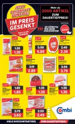 Gazetka promocyjna Combi - Prospekte - Gazetka - ważna od 11.11 do 11.11.2023 - strona 1 - produkty: angebot, angebote, auer, bier, bratwurst, dauertiefpreis, dell, discount, Edelsalami, eis, fleisch, fleischwurst, Frühstücksspeck, Geflügel, Geflügel-Fleischwurst, gin, jagdwurst, Käse, leberkäs, leberkäse, mit pistazien, mortadella, pistazien, prosciutto, prosciutto cotto, Rauch, reis, rostbratwurst, Rotwurst, salami, Speck, Ti, tiefpreis, wiener, wiener würstchen, wurst, würstchen