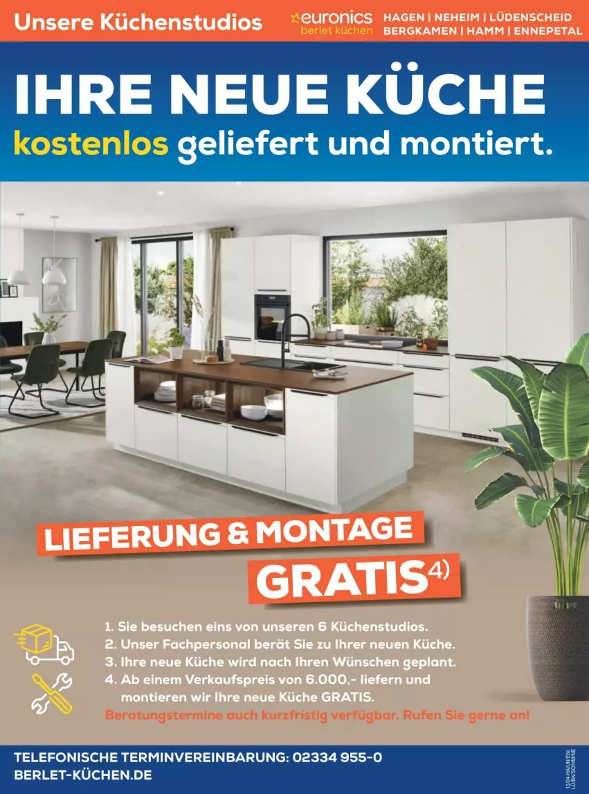 Aktueller Prospekt Euronics - Prospekte - von 26.03 bis 30.03.2024 - strona 8 - produkty: küche, Küchen, telefon