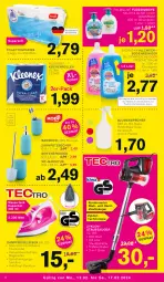 Gazetka promocyjna Kodi - Prospekte - Gazetka - ważna od 17.02 do 17.02.2024 - strona 6 - produkty: aqua, Bad, Becher, Behälter, bio, biozidprodukte, blume, blumen, Blüte, bügel, Bügeleisen, dampfbügeleisen, eis, flüssigseife, garnitur, handstaubsauger, küche, Küchen, küchenrolle, küchenrollen, milch, olive, palmolive, papier, Rauch, reiniger, Reinigung, reis, rwe, sagrotan, Seife, seifenspender, staubsauger, thermostat, Ti, toilettenpapier, wasser, wassertank, wc-garnitur, weck