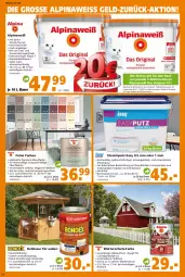 Gazetka promocyjna  - Prospekt für Globus Baumarkt  Achern - Gazetka - ważna od 17.09 do 17.09.2022 - strona 18 - produkty: alpina, Alpinaweiß, Bau, brie, coupon, decke, Deckel, eimer, eis, gin, Heu, Holz, holzlasur, HP, kraft, LG, Rauch, Spritzschutz, Streichputz, Tapete, Tapeten, Ti