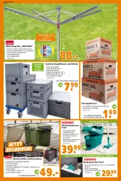 Gazetka promocyjna  - Prospekt für Globus Baumarkt  Achern - Gazetka - ważna od 17.09 do 17.09.2022 - strona 19 - produkty: bodenwischer, Brei, decke, Deckel, HP, lebensmittel, leine, riegel, Sport, System-Stapelboxen und Körbe, Ti, tisch, tuc, umzugskarton, wäschespinne, wasser, Wassersport, Wischtuchpresse