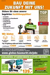 Gazetka promocyjna - Prospekt für Globus Baumarkt Achern - Gazetka - ważna od 17.09 do 17.09.2022 - strona 20 - produkty: akku, angebot, angebote, Arbeitsleuchte, Bau, Bohrschrauber, eis, erde, HP, kraft, Leuchte, reis, Ti, usb