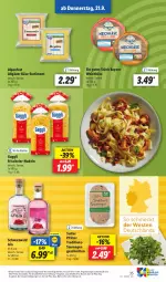 Gazetka promocyjna Lidl - Aktionsprospekt - Gazetka - ważna od 23.09 do 23.09.2023 - strona 49 - produkty: angebot, coupon, eier, eis, elle, gaggli, gin, Käse, LG, nudel, nudeln, reis, Saumagen, schnitten, teller, Ti, weichkäse, Weste, ZTE