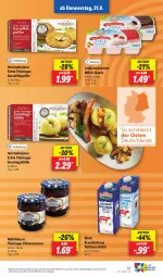 Gazetka promocyjna Lidl - Aktionsprospekt - Gazetka - ważna od 23.09 do 23.09.2023 - strona 51 - produkty: angebot, eimer, eis, haltbare milch, kartoffel, kartoffelpuffer, leckermäulchen, milch, mühlhäuser, pflaume, pflaumen, pflaumenmus, quark, reis, ring, Sonntagsklöße, Ti, ZTE