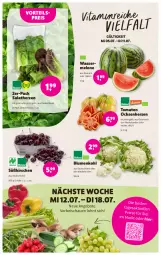 Gazetka promocyjna Denns Biomarkt - Prospekte - Gazetka - ważna od 18.07 do 18.07.2023 - strona 2 - produkty: angebot, angebote, blume, blumen, blumenkohl, eis, elle, kirsch, kirsche, kirschen, melone, reis, salat, salatherzen, Schal, Schale, Ti, tomate, tomaten, vita, vorteilspreis, wasser