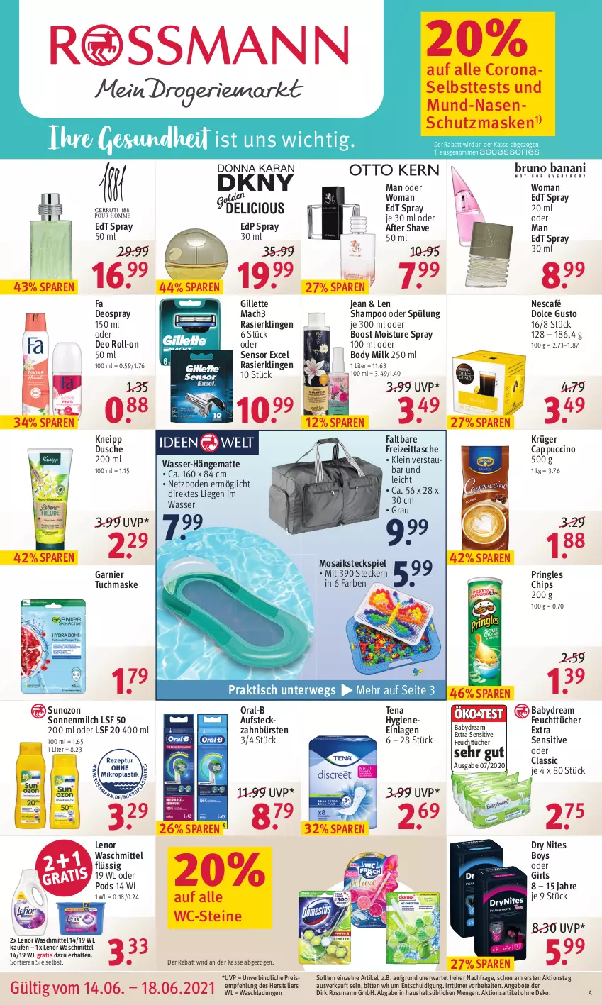 Aktueller Prospekt Rossmann - Prospekte - von 14.06 bis 18.06.2021 - strona 1