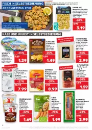 Gazetka promocyjna Kaufland - Gazetka - ważna od 02.02 do 02.02.2022 - strona 18 - produkty: angebot, Bau, Becher, bio, chili, dell, doppelrahmstufe, elle, fisch, frikadellen, frucht, garnelen, Geflügel, gin, gutfried, Käse, knoblauch, kräuter, Lauchzwiebel, lauchzwiebeln, leine, marinade, natur, obazda, rezept, rezepte, rügenwalder, rügenwalder mühle, salami, salz, schafskäse, schinken, schinkenspeck, schnittkäse, schwein, schweine, Schweinebauch, Speck, Spezi, spitzenqualität, Ti, tisch, wein, weine, wiener, wiener würstchen, wurst, wurst in selbstbedienung, würstchen, ZTE, zwiebel, zwiebeln