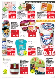 Gazetka promocyjna Kaufland - Gazetka - ważna od 02.02 do 02.02.2022 - strona 19 - produkty: angebot, angebote, auer, Bau, Bauer, Becher, braten, butter, creme, culinesse, dessert, desserts, ehrmann, Ehrmann Grand Dessert, eier, eis, Eis Dessert, fleisch, frucht, fruchtjoghurt, Geflügel, gewürz, grütze, gyros, Hähnchen-Oberkeulen, joghur, joghurt, joghurt mild, kokos, kokosnuss, mac, milch, mit gemüse, mit paprika, nuss, Ofen, paprika, pfanne, pflanze, pflanzen, pflanzencreme, pudding, purland, pute, rama, reis, rhabarber, rollbraten, rügenwalder, rügenwalder mühle, rwe, salami, sauce, Schal, Schale, schinken, schoko, spielzeug, Ti, vanille, Vegeta, veggie, Zum Dorfkrug, zwiebel