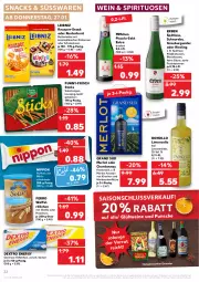 Gazetka promocyjna Kaufland - Gazetka - ważna od 02.02 do 02.02.2022 - strona 22 - produkty: angebot, burgunder, butter, butterkeks, chardonnay, eis, erdnüsse, erdnüssen, frucht, funny-frisch, geback, Glühwein, grand sud, grauburgunder, haselnuss, Heu, himbeer, karamell, keks, kekse, kirsch, kirsche, kirschen, konfitüre, leibniz, likör, limo, limonen, linsen, merl, merlot, milch, nippon, nuss, reis, riesling, rotwein, salz, Salzstange, Salzstangen, schoko, schokolade, Schokolinsen, sekt, snack, snacks, spirituosen, süsswaren, Ti, vanille, Waffelröllchen, wein, weine, Weißwein, ZTE