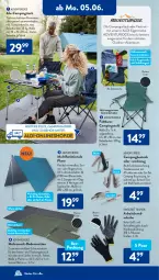 Gazetka promocyjna AldiSud - NÄCHSTE WOCHE - Gazetka - ważna od 10.06 do 10.06.2023 - strona 13 - produkty: aldi, armlehnen, auto, besteck, besteck-set, Bodenmatten, campingstuhl, Campingtisch, ente, getränk, getränke, getränkehalter, handschuhe, hering, latte, messer, möbel, Rauch, Regenschutz, ring, rwe, schuhe, schultergurt, Sport, sporttasche, stuhl, Tasche, taschen, Ti, tisch, tragetasche, wasser, weck, werkzeug, Zelt