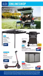 Gazetka promocyjna AldiSud - NÄCHSTE WOCHE - Gazetka - ważna od 10.06 do 10.06.2023 - strona 19 - produkty: aldi, angebot, angebote, auer, Bau, dell, edelstahl, eis, Elektro, elle, erde, flasche, Garten, gasgrill, gin, grill, Mode, ndk, reis, rum, Schal, Schale, schutzhülle, scooter, Sport, Ti, trolley, uhr