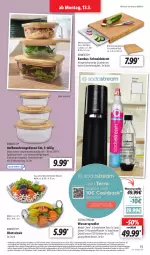 Gazetka promocyjna Lidl - Aktionsprospekt - Gazetka - ważna od 18.03 do 18.03.2023 - strona 23 - produkty: Aufbewahrungsdose, bambus, brie, decke, Deckel, dell, eis, elle, erde, ernesto, flasche, gin, LG, mikrowelle, Mode, obst, Ria, ring, Schal, Schale, schneidebrett, schnitten, Soda, sodastream, Sprudel, spülmaschinen, Ti, wasser, wassersprudler