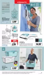 Gazetka promocyjna Lidl - Aktionsprospekt - Gazetka - ważna od 18.03 do 18.03.2023 - strona 27 - produkty: aqua, AquaPur, bügel, Bügeleisen, bürste, bürsten, eis, flasche, Klammern, korb, Körbchen, lamm, silvercrest, sprühflasche, Teleskop, Ti, usb, Wanne, wäschekorb, wasser, wassertank, weck