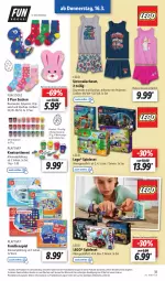 Gazetka promocyjna Lidl - Aktionsprospekt - Gazetka - ważna od 18.03 do 18.03.2023 - strona 39 - produkty: Bau, baumwolle, eimer, eis, Familienspiel, Geschenkbox, Knetset, LEGO®, Ria, socken, Spiele, Ti, Unterwäsche, weck, werkzeug, werkzeuge, wolle