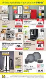 Gazetka promocyjna Lidl - Aktionsprospekt - Gazetka - ważna od 18.03 do 18.03.2023 - strona 50 - produkty: angebot, angebote, auto, Brühe, dell, deo, dessert, Dessertteller, eis, elle, ernesto, gefrierfach, gefrierkombination, Germ, kaffee, kaffeevollautomat, Kombiservice, kühlschrank, kühlschrank mit, LG, milch, milchaufschäumer, Mode, ndk, reis, rel, Ria, Schal, Schale, Schrank, schüssel, silvercrest, Speiseteller, tasse, telefon, teller, Ti, türanschlag wechselbar, uhr, wasser, wassertank