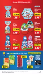 Gazetka promocyjna Lidl - Aktionsprospekt - Gazetka - ważna od 18.03 do 18.03.2023 - strona 9 - produkty: angebot, coupon, eis, elle, Kinder, kinder schokolade, reis, schoko, schokolade, teller, Ti, ZTE
