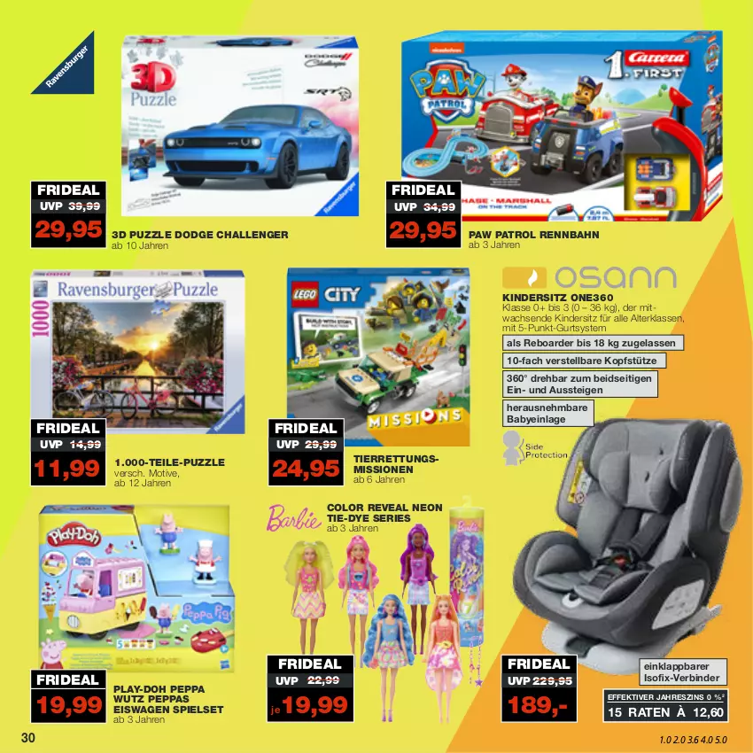 Aktueller Prospekt Real - von 14.11 bis 19.11.2022 - strona 30 - produkty: eis, Kinder, Kindersitz, kopfstütze, Paw Patrol, Play-Doh, Puzzle, Ti